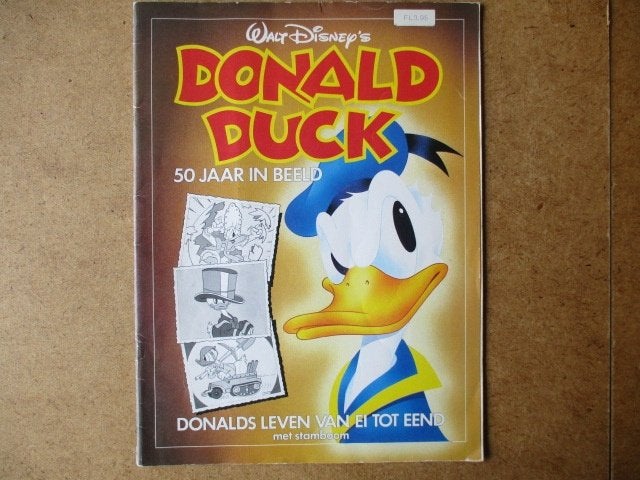 adv8485 donald duck 50 jaar in beeld, Boeken, Eén stripboek, Ophalen, Gelezen