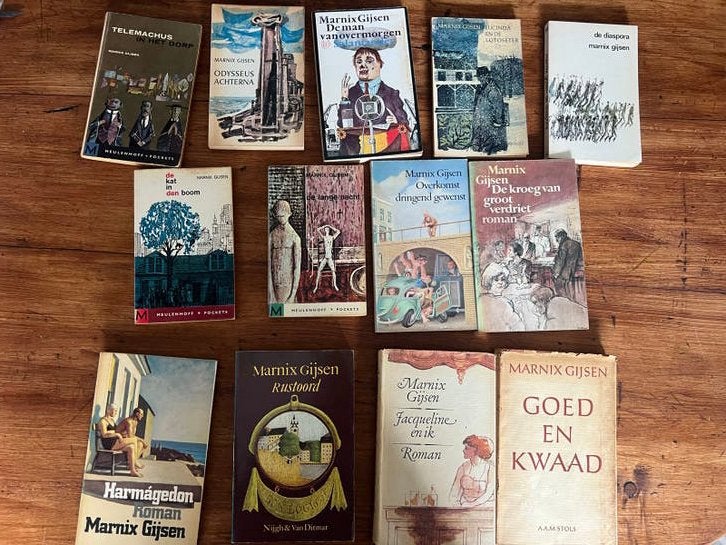 Collectie boeken van Marnix Gijsen (12 stuks), Boeken, Ophalen of Verzenden, Gelezen, Nederland