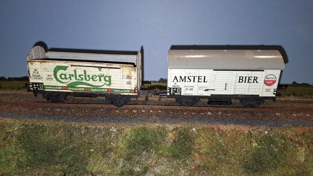 Fleischmann wagons, blik, Gebruikt, Gelijkstroom, Fleischmann, Wagon