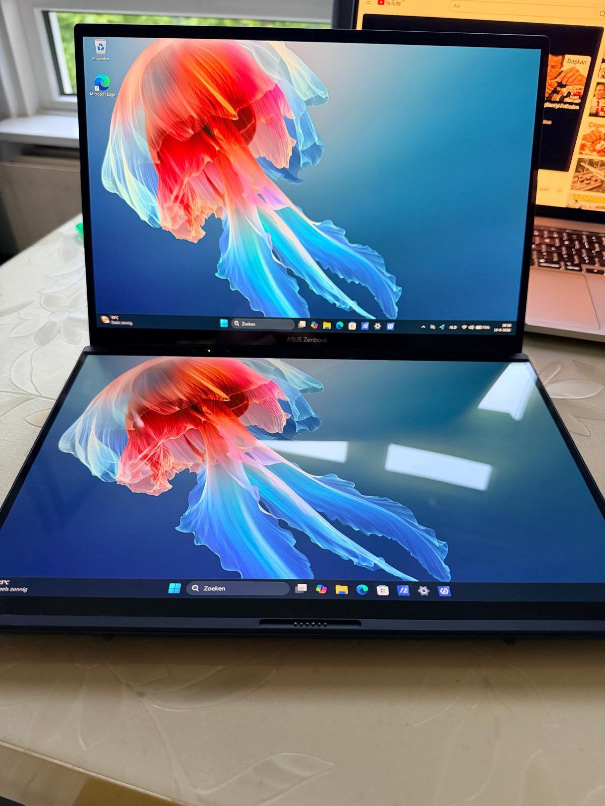 ASUS Zenbook Duo, Computers en Software, Ophalen, 14 inch, Zo goed als nieuw, SSD