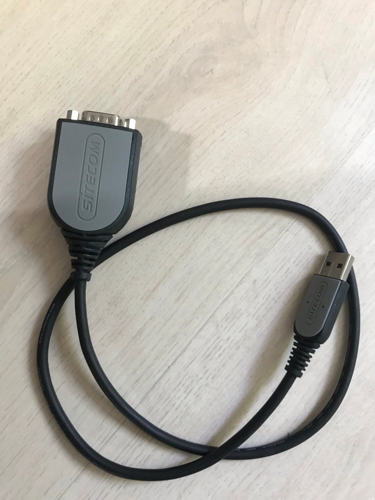Sitecom USB naar Seriële RS232 Adapter Kabel, Ophalen of Verzenden, Gebruikt
