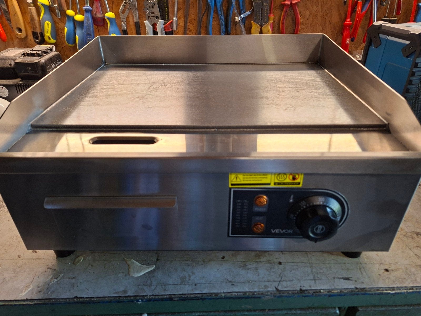 elektrische bakplaat  professioneel, Witgoed en Apparatuur, Grillplaten, Zo goed als nieuw, Ophalen