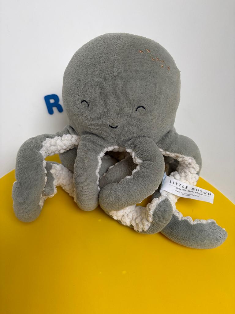 K1184 little dutch octopus groen, Kinderen en Baby's, Speelgoed | Knuffels en Pluche, Ophalen of Verzenden, Overige typen