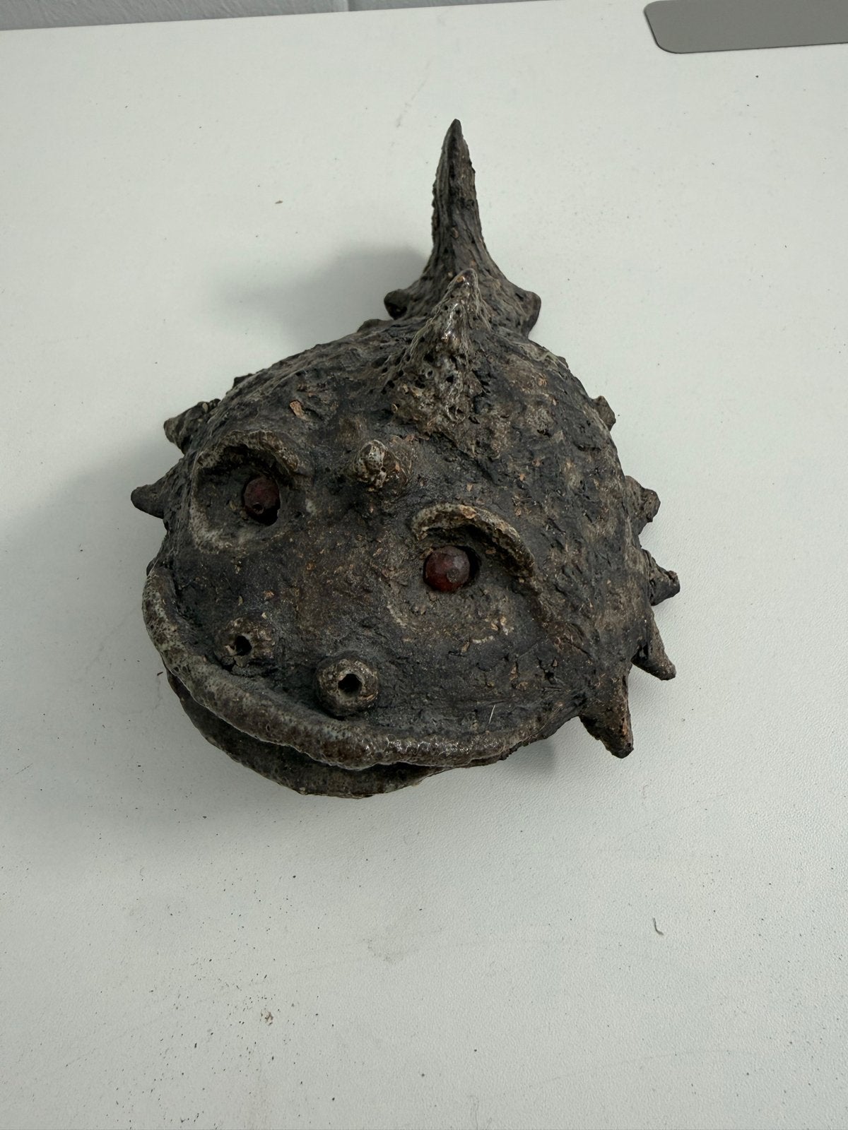 Unieke handgemaakte keramische vis sculptuur, Ophalen