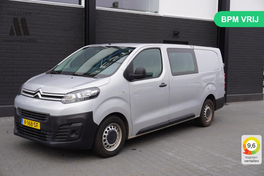Citroën Jumpy 2.0 BlueHDI 120PK Dubbele Cabine EURO 6 - PDC, Voorwielaandrijving, 4 cilinders, Citroën, Wit