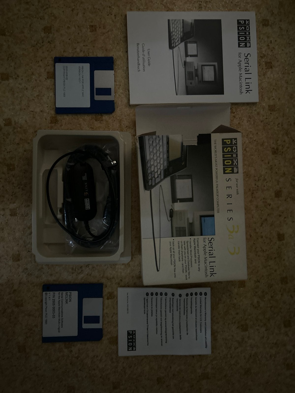 Psion Serial Link voor Apple Macintosh - Vintage Accessoire, Overige modellen, Minder dan 4 GB, Ophalen of Verzenden, Zo goed als nieuw