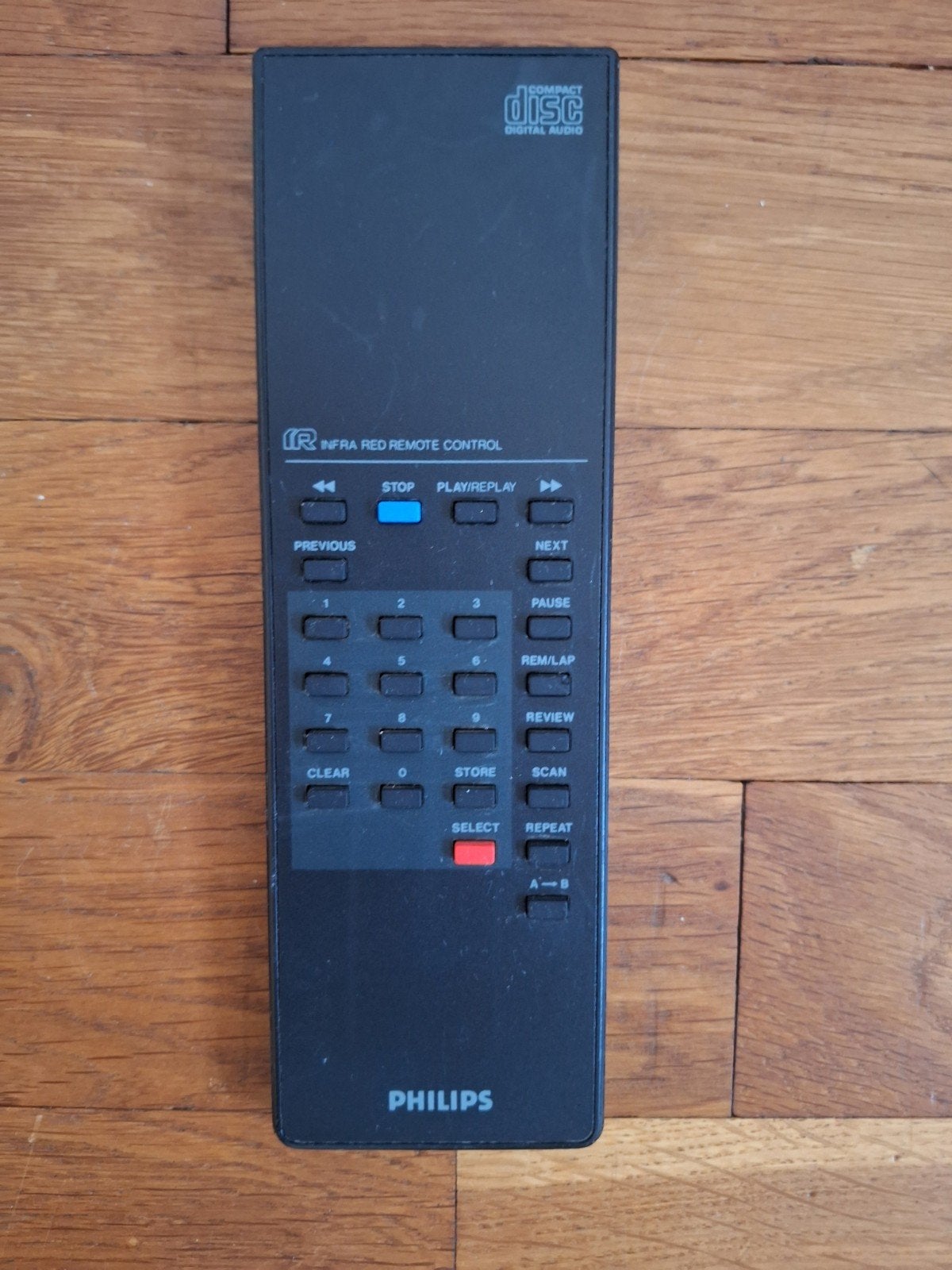 ​Philips EM2000 / CD650 Vintage CD-speler Remote Control, Ophalen of Verzenden, Gebruikt, Origineel