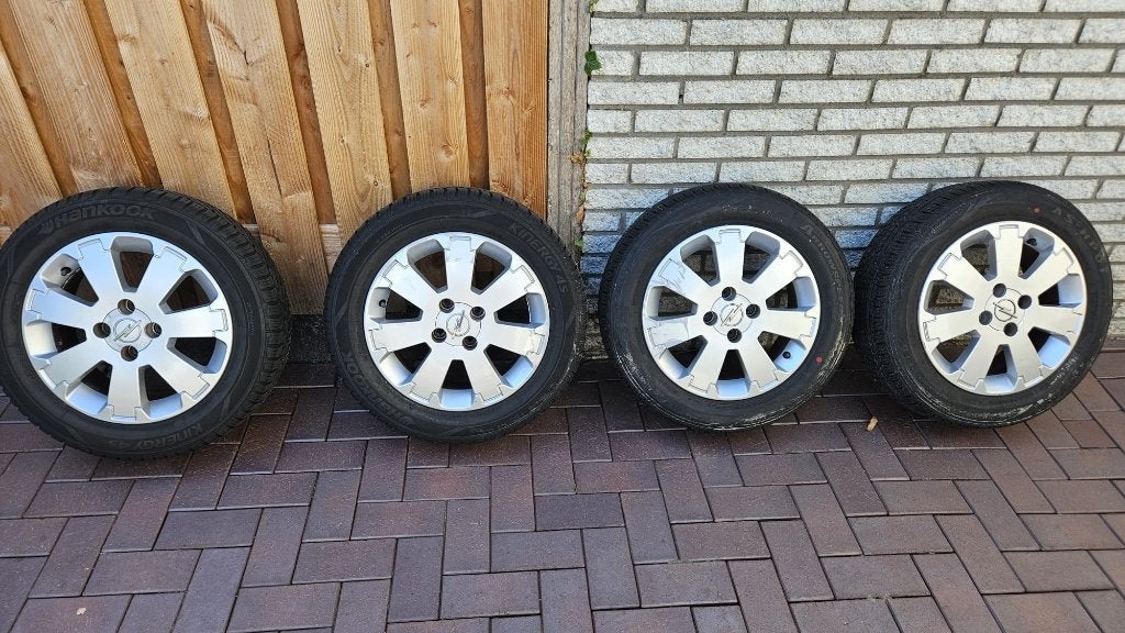 Opel Meriva lichtmetalen velgen, Ophalen, Gebruikt, 15 inch, Velg(en)