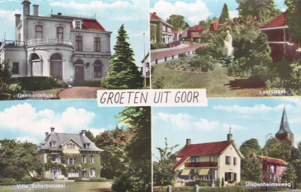 GA1729 Groeten uit Goor Overijssel Markelo Diepenheim 1964, Verzenden, 1960 tot 1980, Ongelopen, Overijssel
