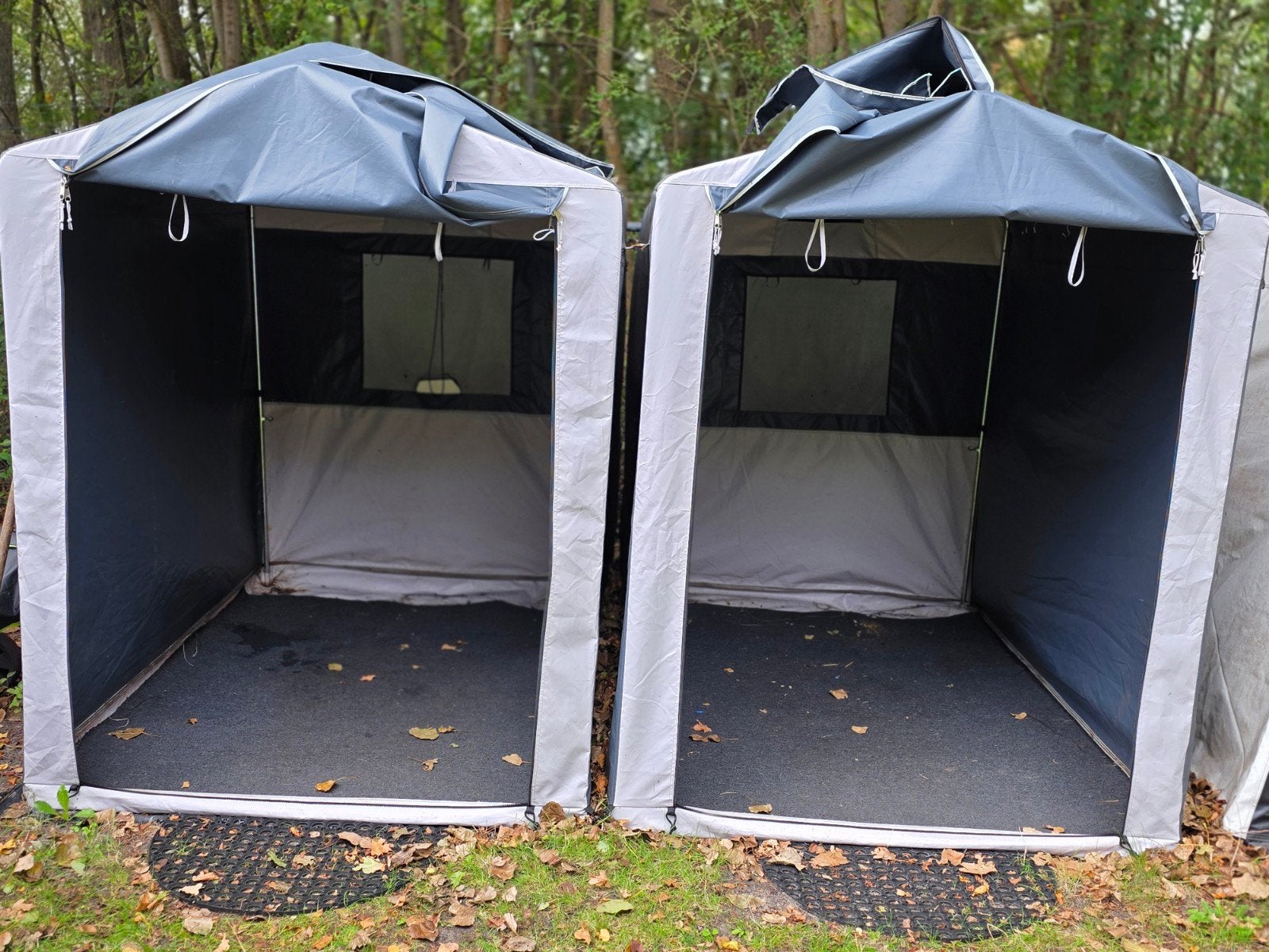 Twee Bardani bolero schuurtenten (ook per stuk) voor caravan, Ophalen, Tot en met 4