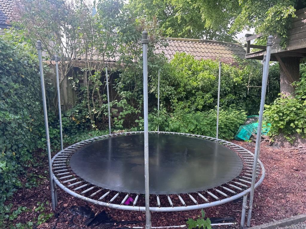 Trampoline rond 360cm, Ophalen, Gebruikt