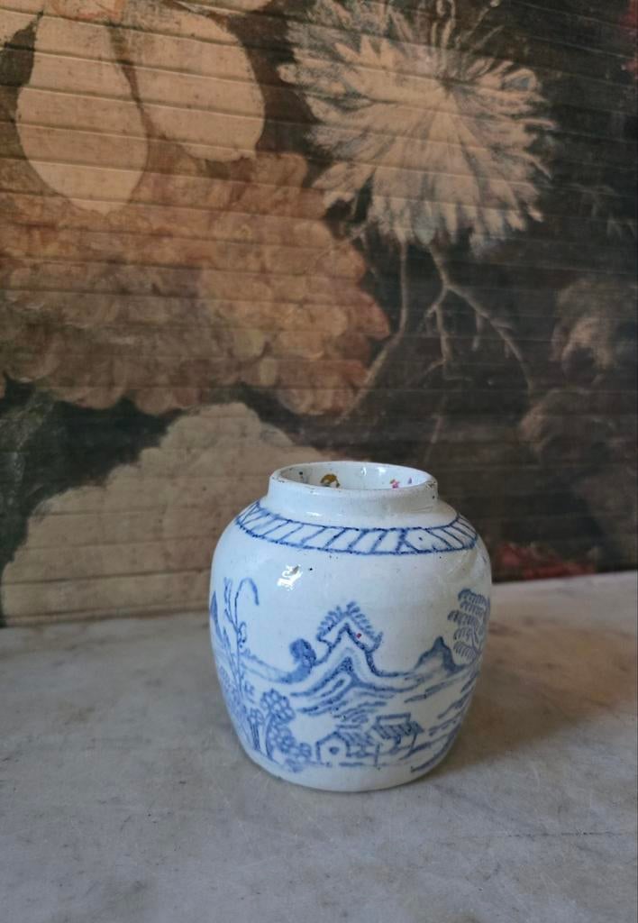 Antiek chinese gemberpot nr1, Antiek en Kunst, Curiosa en Brocante, Ophalen of Verzenden
