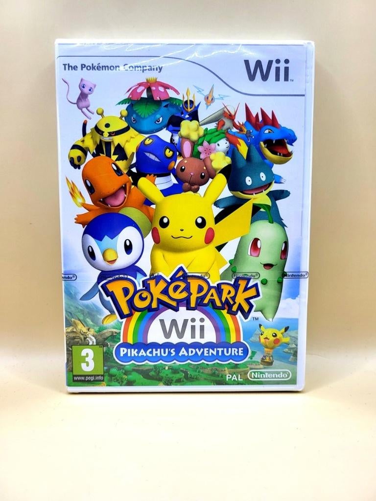 Poképark Pikachu's Adventure Factory Sealed Nintendo Wii, Nintendo support, 1 speler, Nieuw, Eén computer