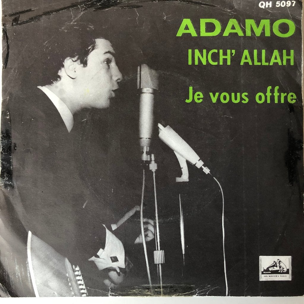 1967	Adamo		Inch' Allah, Fotohoes, 7 inch, Ophalen of Verzenden, Zo goed als nieuw