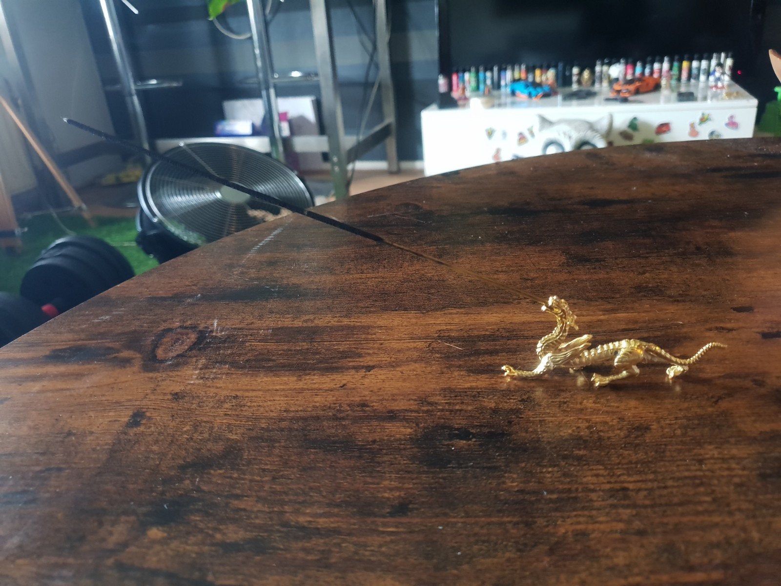 Gouden Draak Wierookhouder - 8 cm, Ophalen of Verzenden