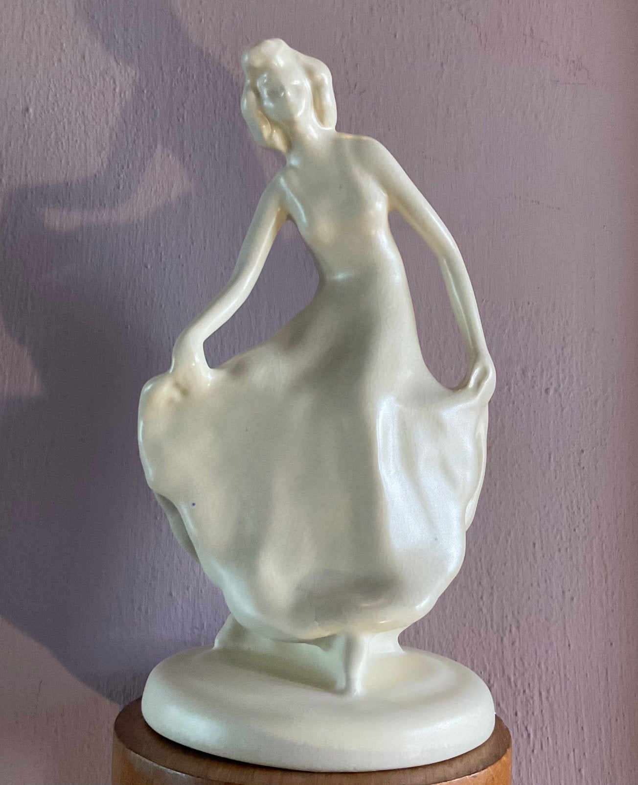 Plateel Art Deco Danseres , ontwerp Theo Vos, Antiek en Kunst, Ophalen of Verzenden