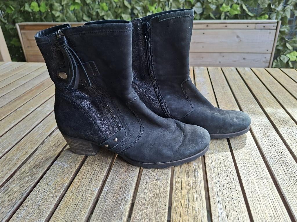 Zwarte Gabor laarsjes maat 4 !!, Kleding | Dames, Schoenen, Ophalen of Verzenden, Gedragen, Zwart
