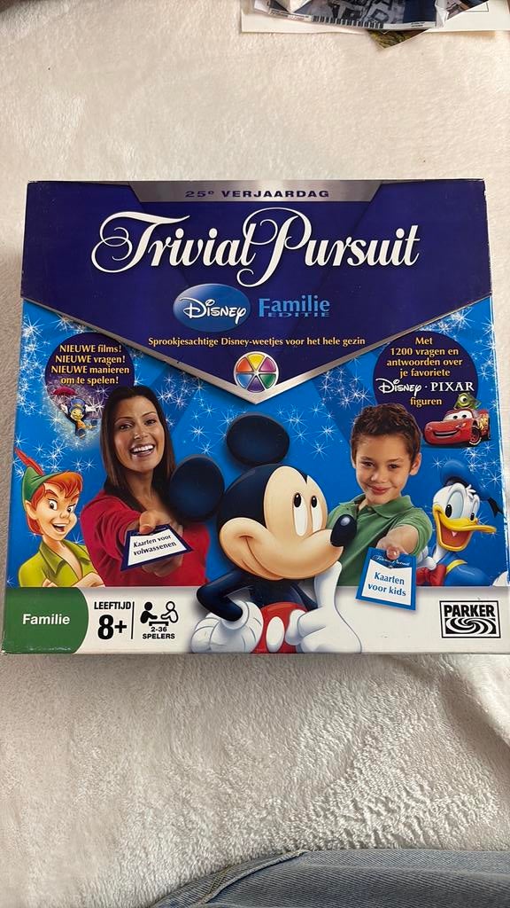 Trivia Pursuit Disney editie, Vijf spelers of meer, Ophalen, Gebruikt