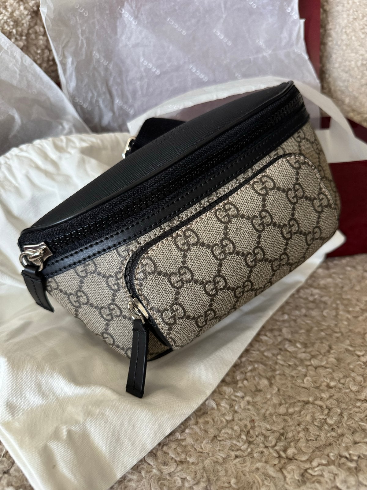 Gucci Logo Bag Crossbody Fanny pack NEW!, Overige merken, Minder dan 30 cm, 25 tot 40 cm, Nieuw