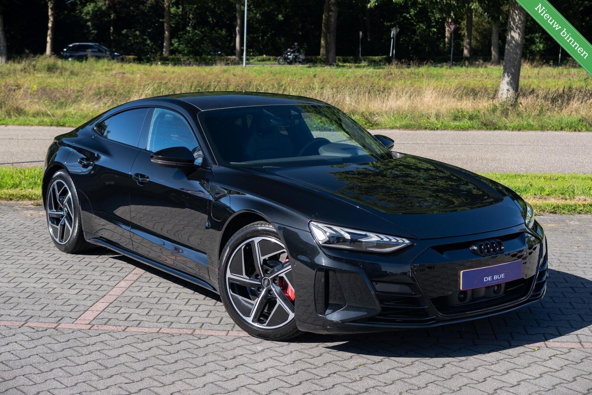 Audi e-tron GT Edition ZERO 93 kWh|OrgNL NAP|1ste Eig.|BTW|R, Auto's, Automaat, Dealer onderhouden, Zwart, Automatische klimaatregeling