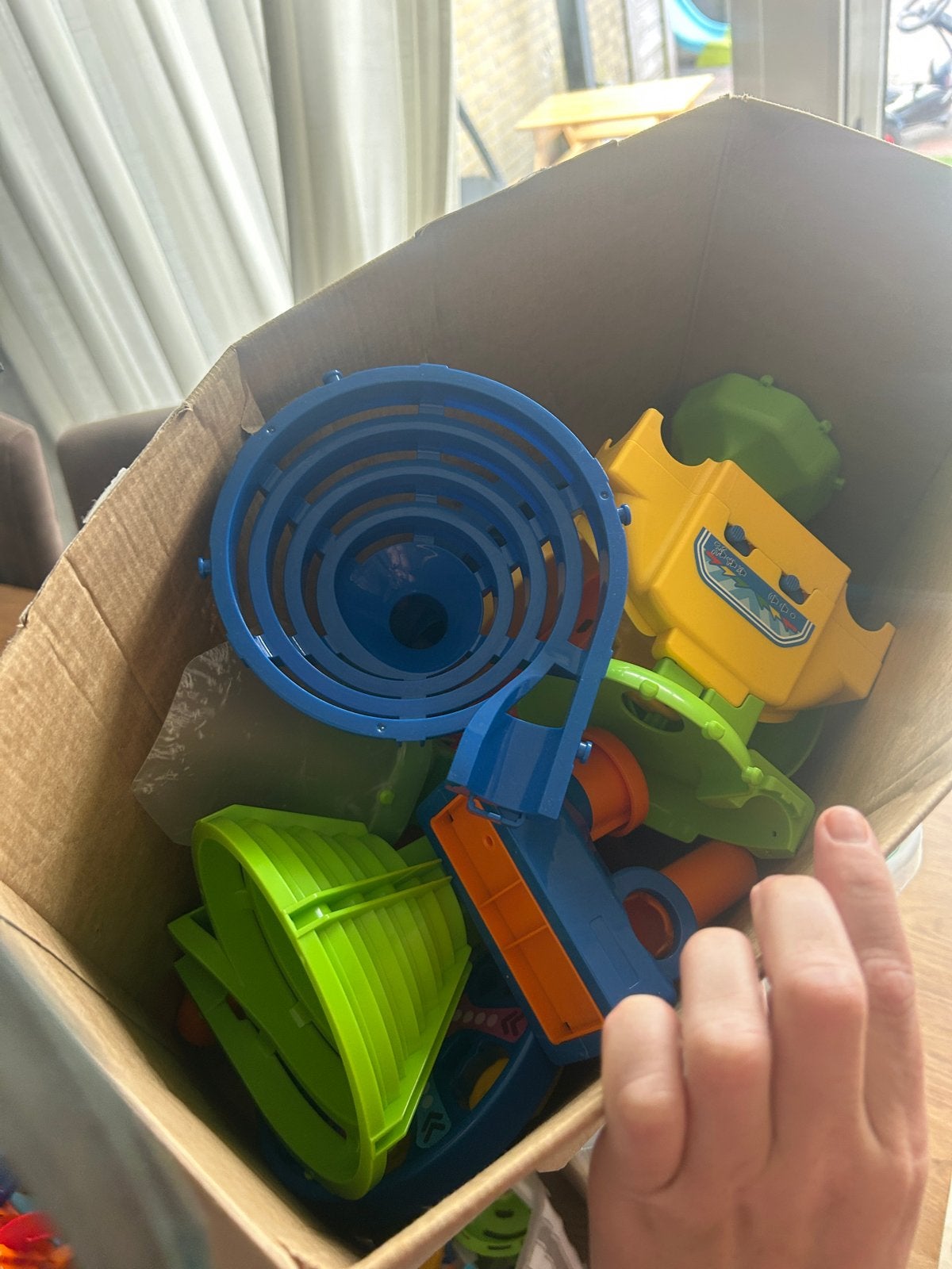 VTech Marble Rush knikkerbaan set - 4 verschillende banen, Ophalen, Gebruikt, Bouwen, Met licht