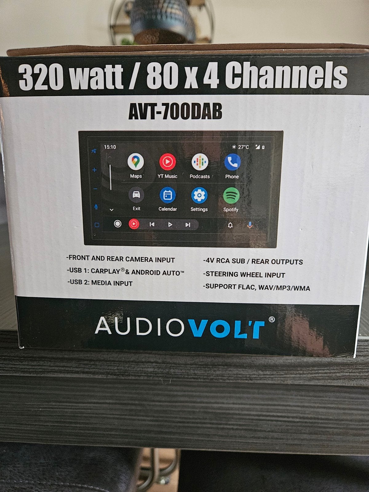 AudioVolt AVT-700DAB Autoradio met CarPlay/Android Auto, Ophalen of Verzenden, Zo goed als nieuw