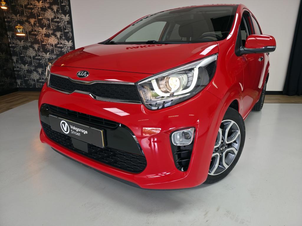 Kia Picanto 1.0 DPi Dyn.PlusL.| cruise | navi | cam | keyles, Stof, Gebruikt, 4 stoelen, Origineel Nederlands