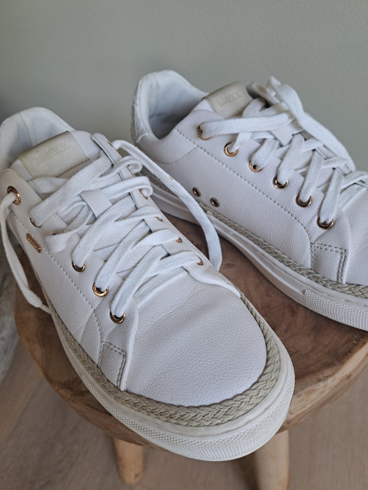 zgan sneaker mexx ( wit )maat 40, Mexx, Wit, Ophalen of Verzenden, Sneakers of Gympen