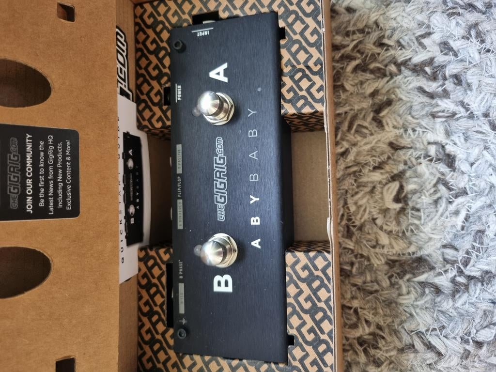 Gigrig Abybaby ABY Switcher, Muziek en Instrumenten, Effecten, Ophalen of Verzenden, Zo goed als nieuw, Overige typen