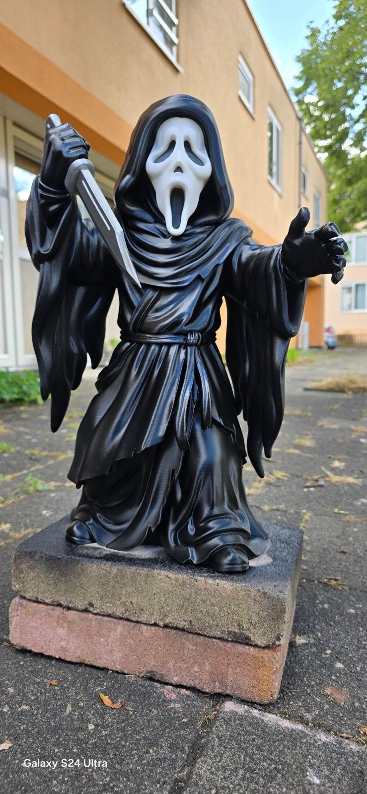 Scream Ghostface beeld - Horror film figuur 50cm 3d print, Ophalen, Nieuw