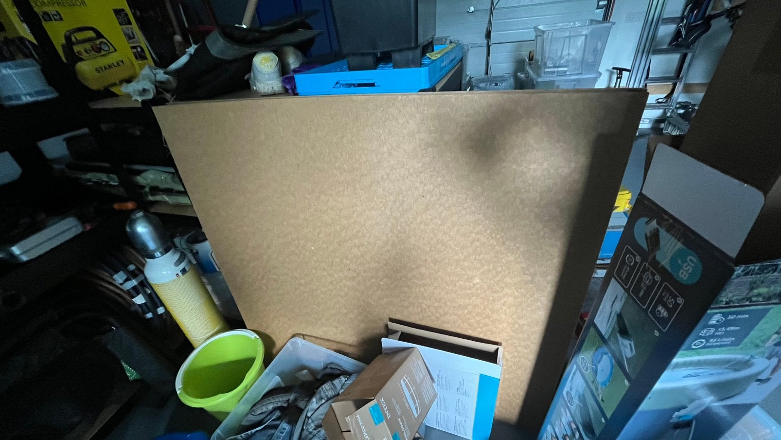 Twee stuks zachtboard 110 x 110 cm, Ophalen, Minder dan 25 mm, Pallet, Minder dan 200 cm