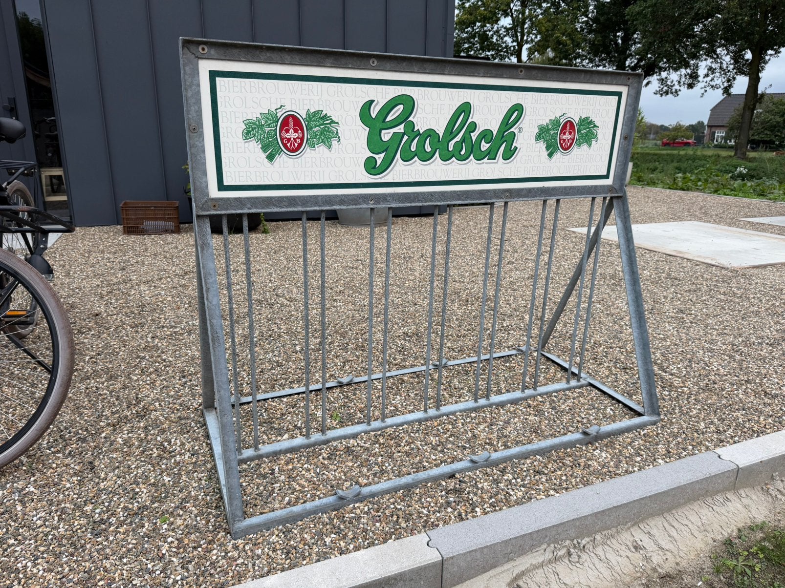 Fietsenrek Grolsch, Ophalen, Gebruikt