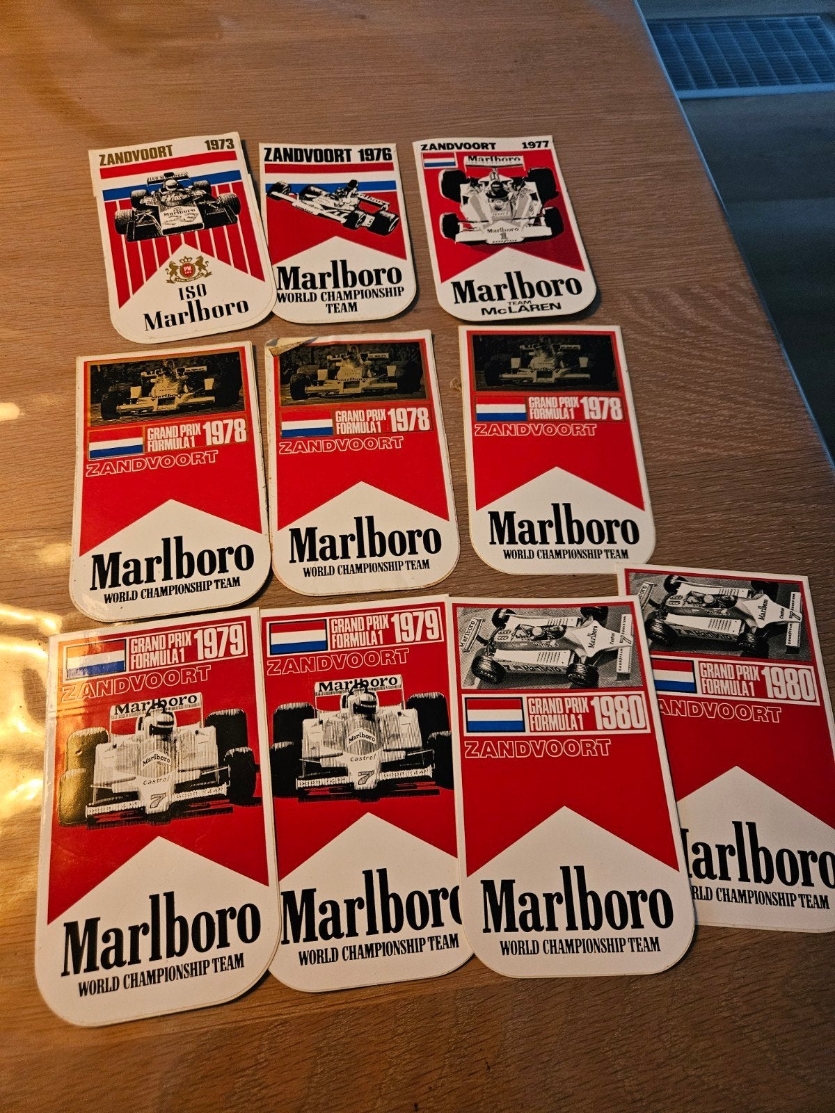 Formule 1 Zandvoort Marlboro stickers, Verzamelen, Ophalen of Verzenden