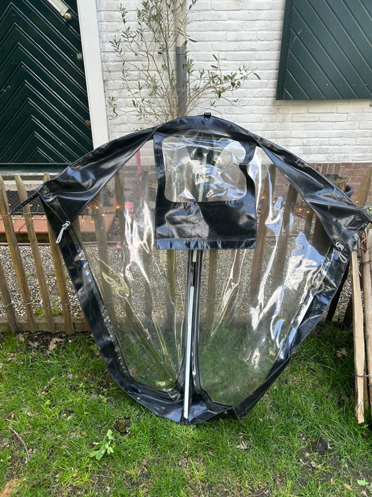 Huif voor Bakfietspuntnl (lange versie), Gebruikt, Huif, 2 kinderen, Ophalen