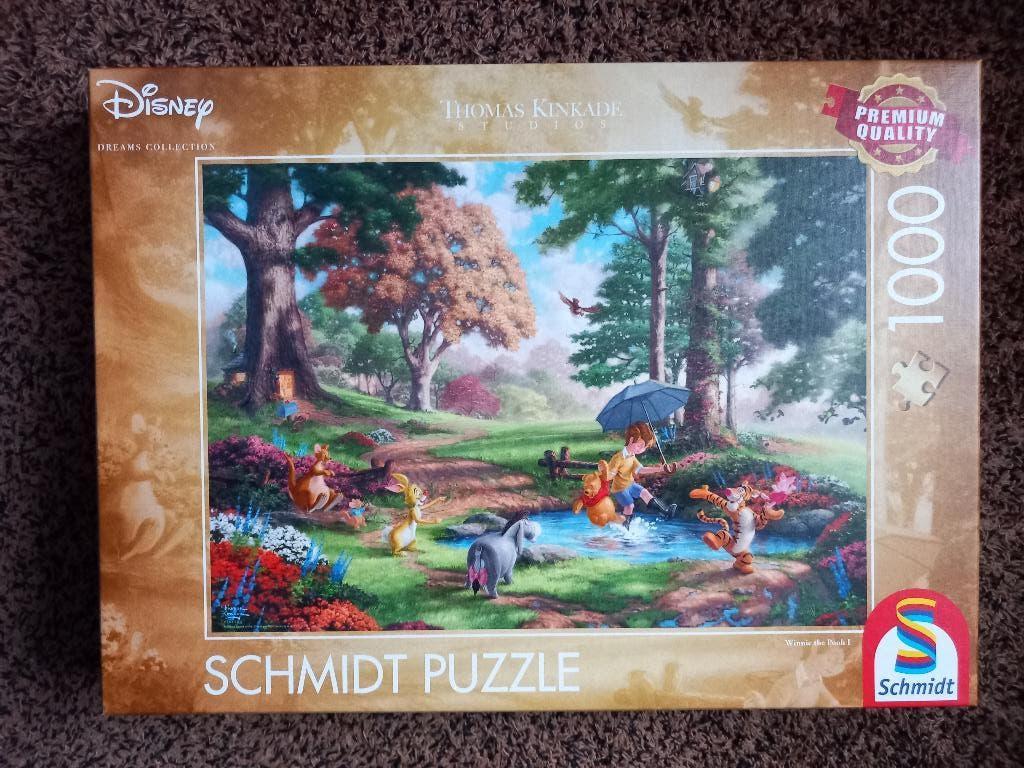 Thomas Kinkade Walt Disney Winnie the Pooh 1000 stukjes, Ophalen of Verzenden, 500 t/m 1500 stukjes, Nieuw, Legpuzzel