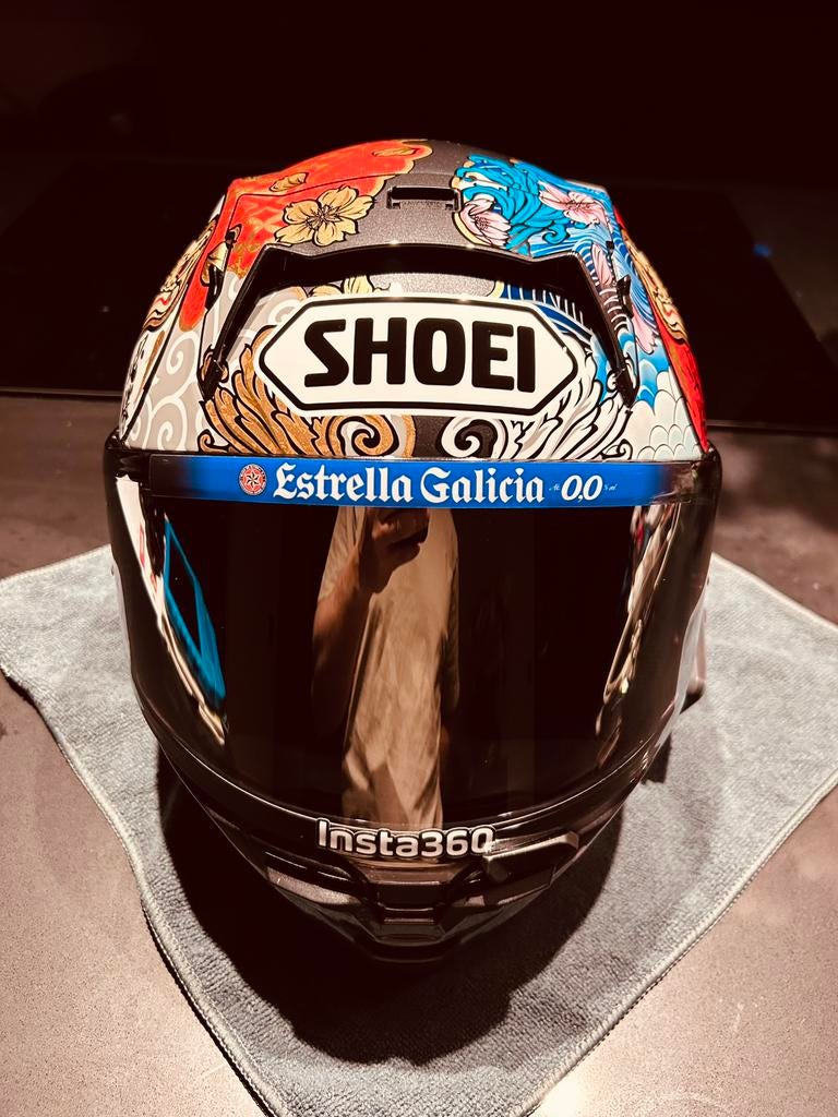 Vizierstickerset Marc Marquez shoei x spr pro, Ophalen of Verzenden