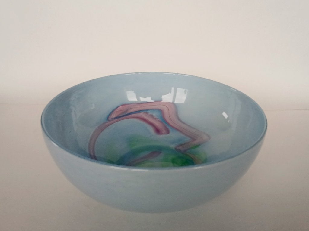 Schaal Fruitschaal Bowl Artglass La Rochère France, Ophalen of Verzenden