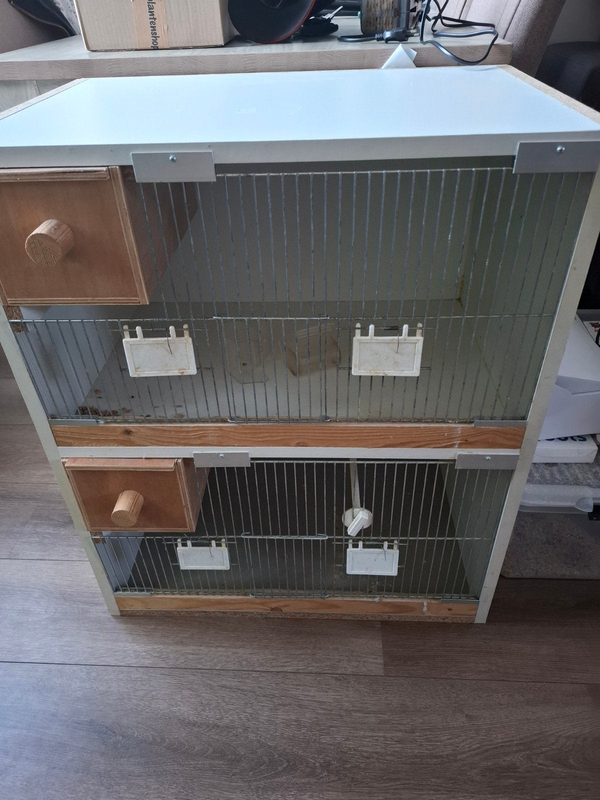 Nestblok, Ophalen, Gebruikt, Hout, Vogelkooi