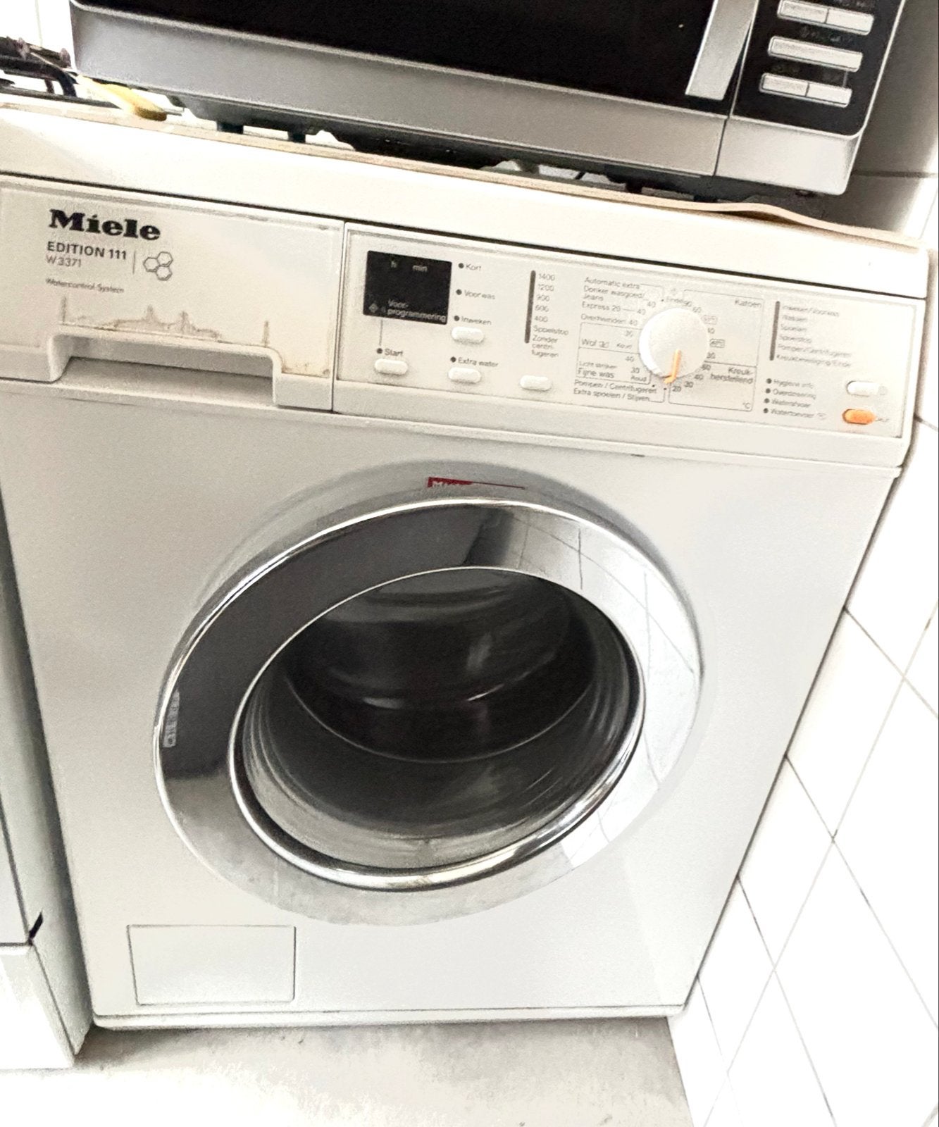 Miele W 3371 Edition 111 Wasmachine - 7 kg - 1400 rpm, Witgoed en Apparatuur, Ophalen, Zo goed als nieuw, Voorlader, 85 tot 90 cm