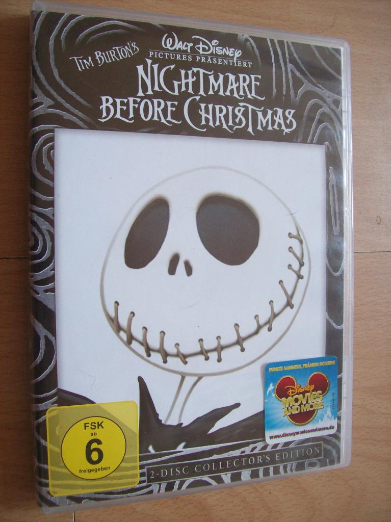 The nightmare before Christmas 2 dvds Walt Disney Tim Burton, Tekenfilm, Amerikaans, Ophalen of Verzenden, Zo goed als nieuw