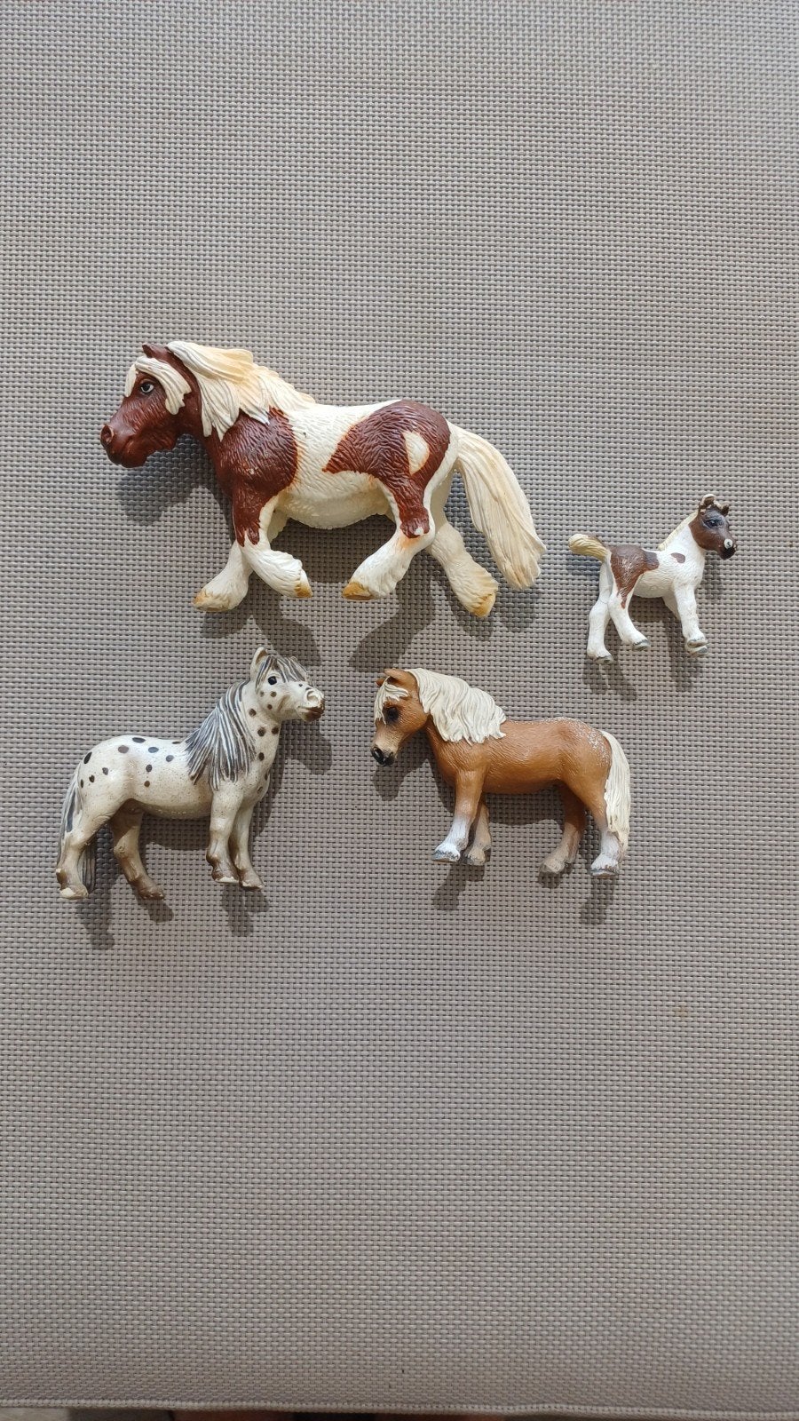 Schleich paarden set - 4 stuks, Ophalen of Verzenden, Gebruikt