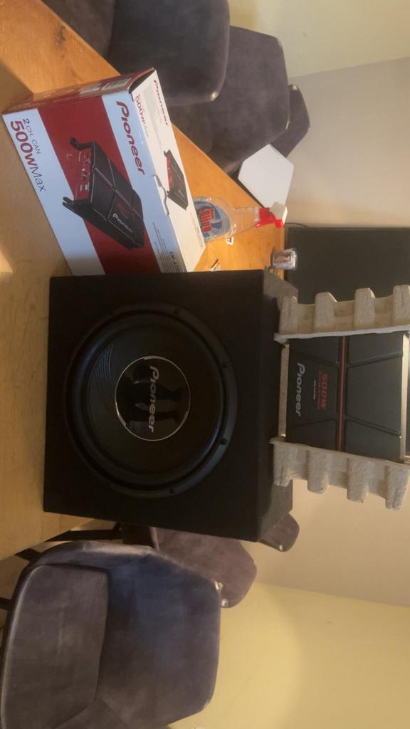 Pioneer subwoofer set, Ophalen of Verzenden
