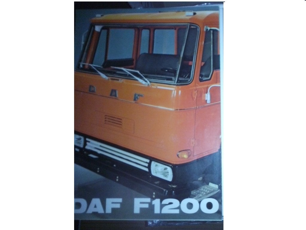 2x DAF 1200/1400 folders brochures 1200 1973 1200/1400 1978, Boeken, Auto's | Folders en Tijdschriften, Zo goed als nieuw, Overige merken
