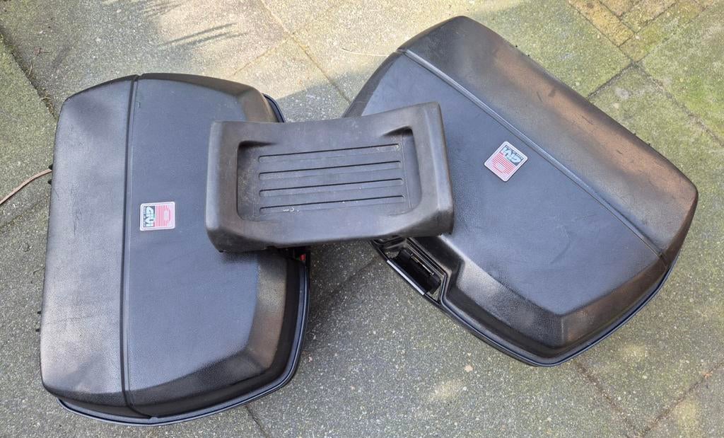 Givi Monokey E45 Koffers met Wingrack en Montageplaat, Ophalen, Gebruikt