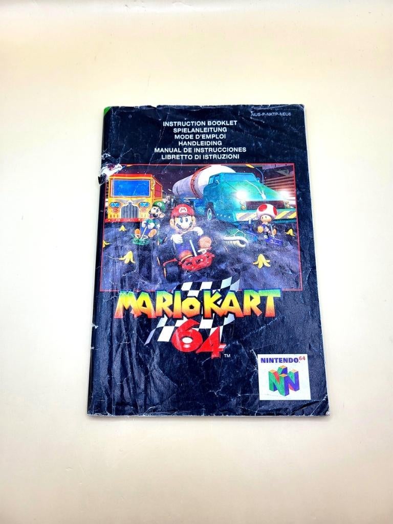 Mario Kart 64 Handleiding - Nintendo 64 - N64, Nintendo, Nintendo support, Racen en Vliegen, Eén computer
