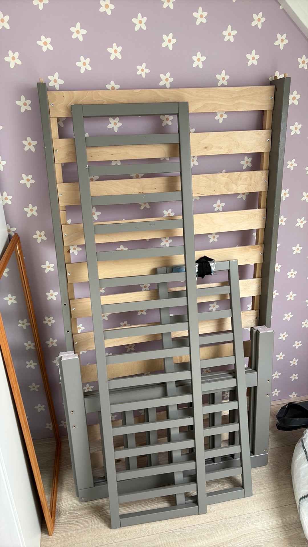Peuterbed Petit Amelie met toebehoren, Ophalen, Gebruikt, 70 tot 85 cm, 140 tot 160 cm