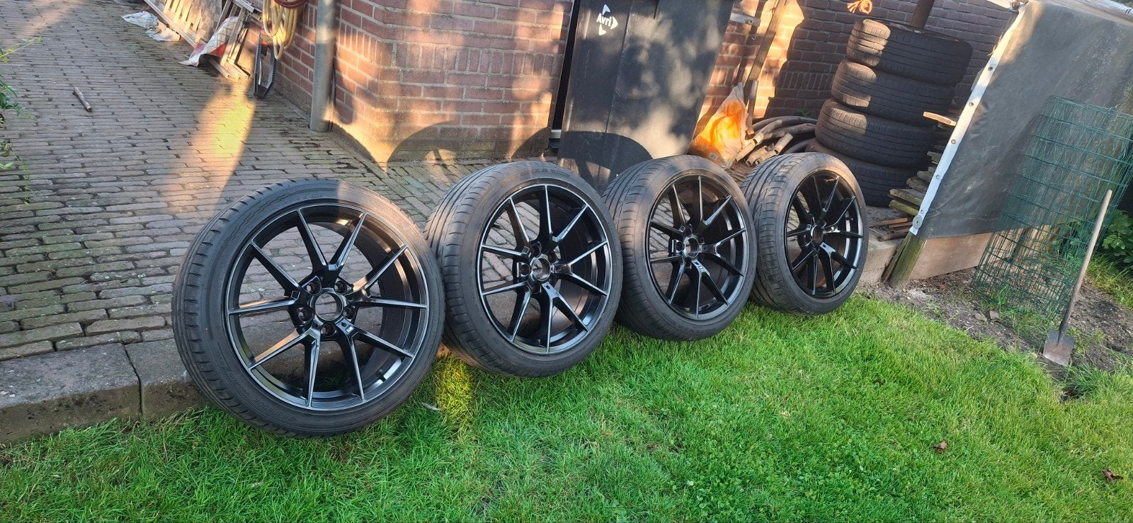 19 Inch BMW 763M Style 5x120, Gebruikt, Banden en Velgen, 235 mm, Personenwagen