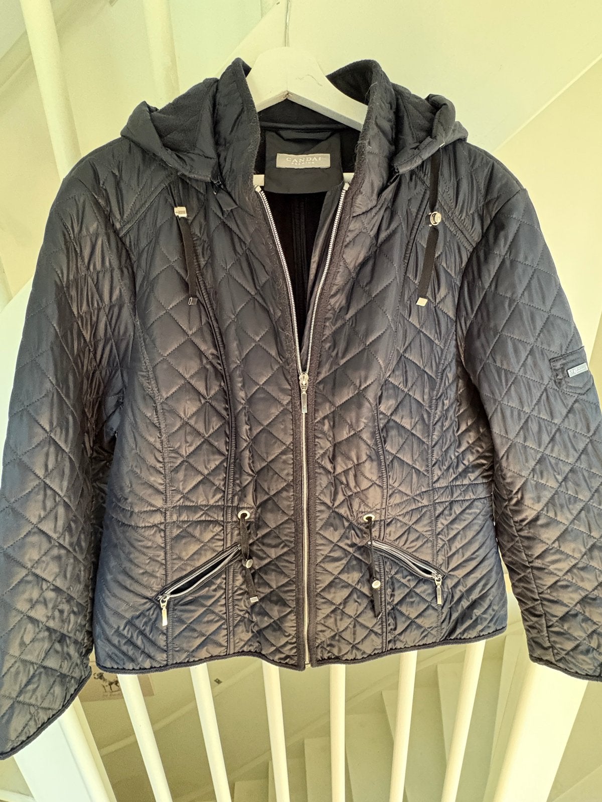 Dames jas Blauw, Ophalen, Gedragen, Maat 42/44 (L), Blauw