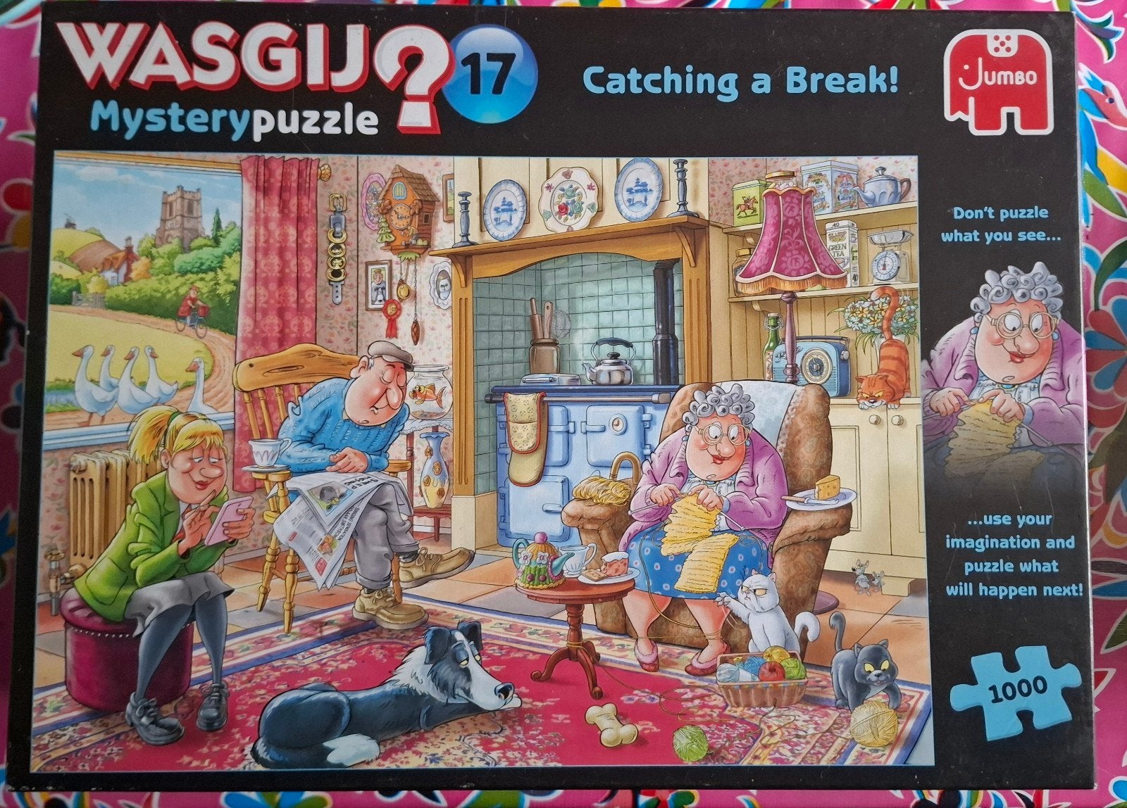 wasgij puzzle, Ophalen, 500 t/m 1500 stukjes, Zo goed als nieuw