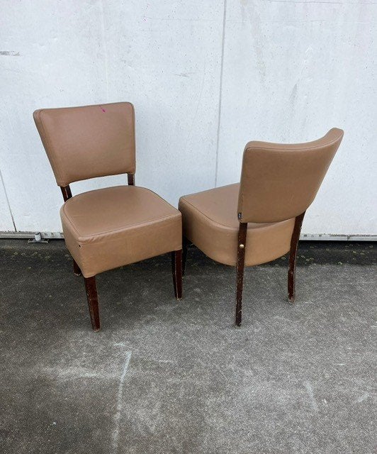 29 stuks horeca restaurant stoelen Lisa VOORRAAD satelliet, Ophalen, Gebruikt, Bruin, Vijf, Zes of meer stoelen